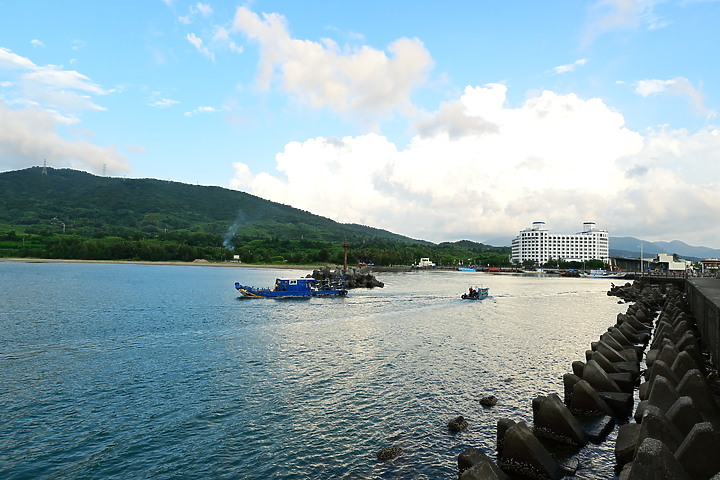 因為黃頭鷺，認識更多車城海口港的美，這裡的夕陽真的很美。