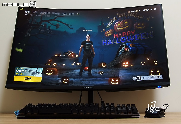 ViewSonic VX3219-PC-MHD 240Hz 1500R曲面電競螢幕開箱