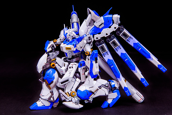 <更新>萬代RG 1/144 Hi-ν鋼彈《機動戰士鋼彈 逆襲的夏亞 貝托蒂嘉的子嗣》(更新海牛三砲合一砲)