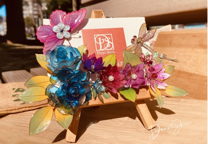 水晶花作品