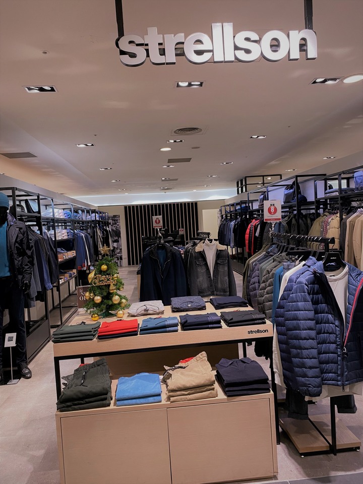 台中新光中港店五樓新櫃:法裁西服、TAKEO KIKUCHI、strellson