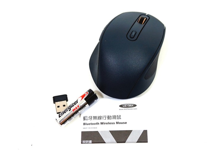 LEXMA B800R無線2.4G&藍牙雙模抗菌滑鼠開箱介紹