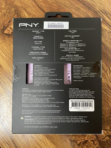 點我看大圖 開箱評測 XLR8 RGB DDR4 3600MHz 8GBX2