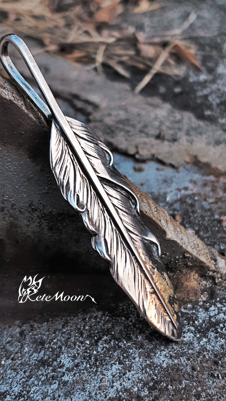 Black Venom Jewelry X Indian&28-18K鎏金特大羽