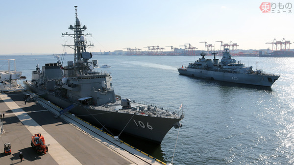 德國軍艦11月5日駛抵日本