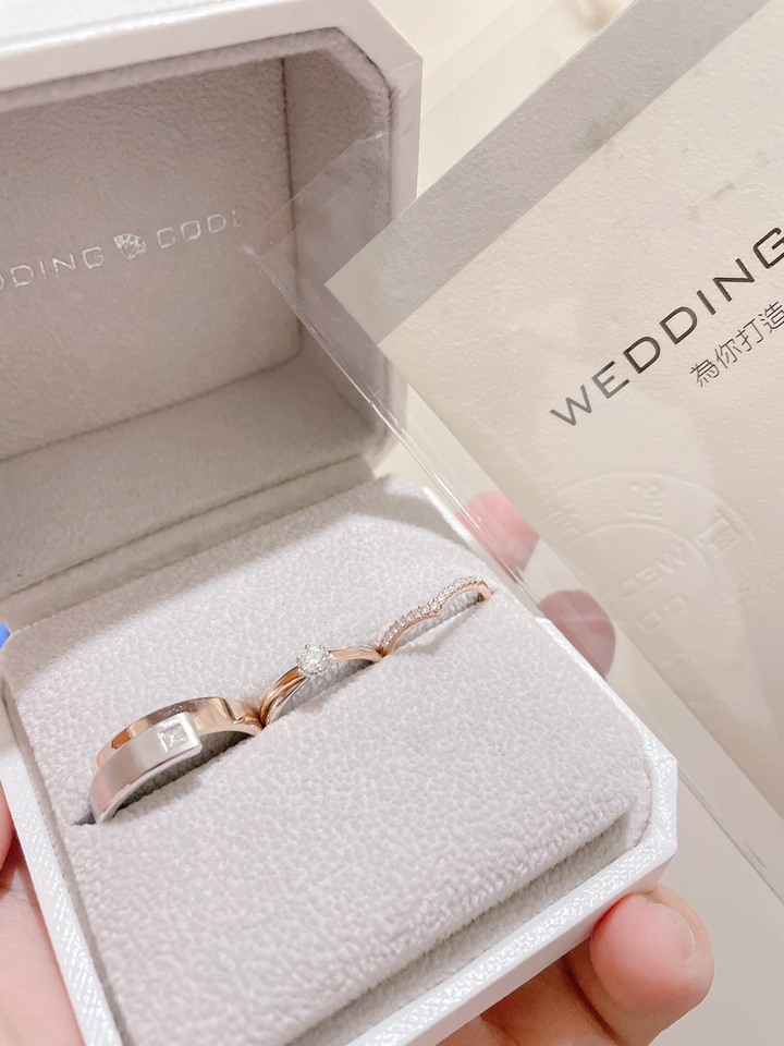 我的第一顆鑽戒-WEDDING CODE葳町釦鑽石婚戒分享~