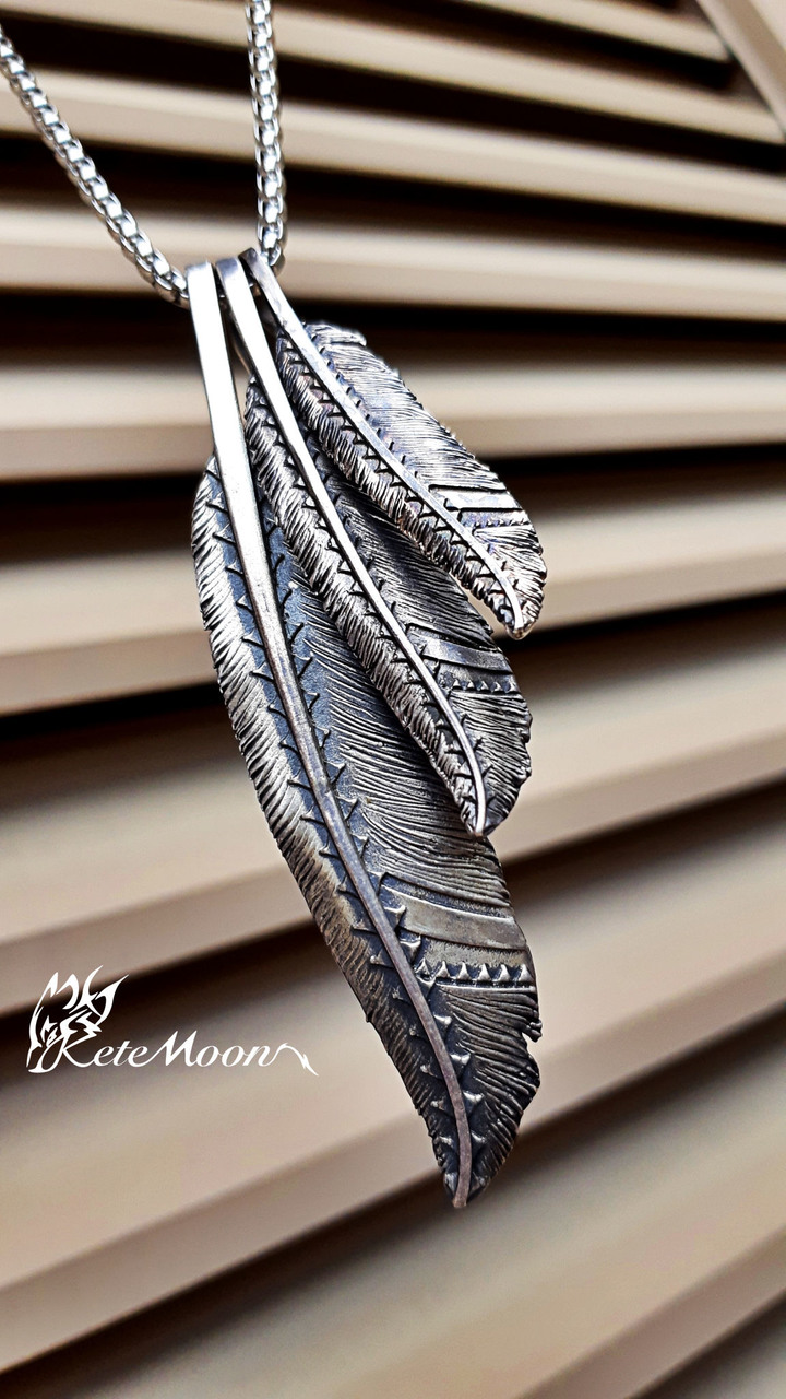 Scarabones-熊鷹Malutakit小小百步蛇刀羽墜