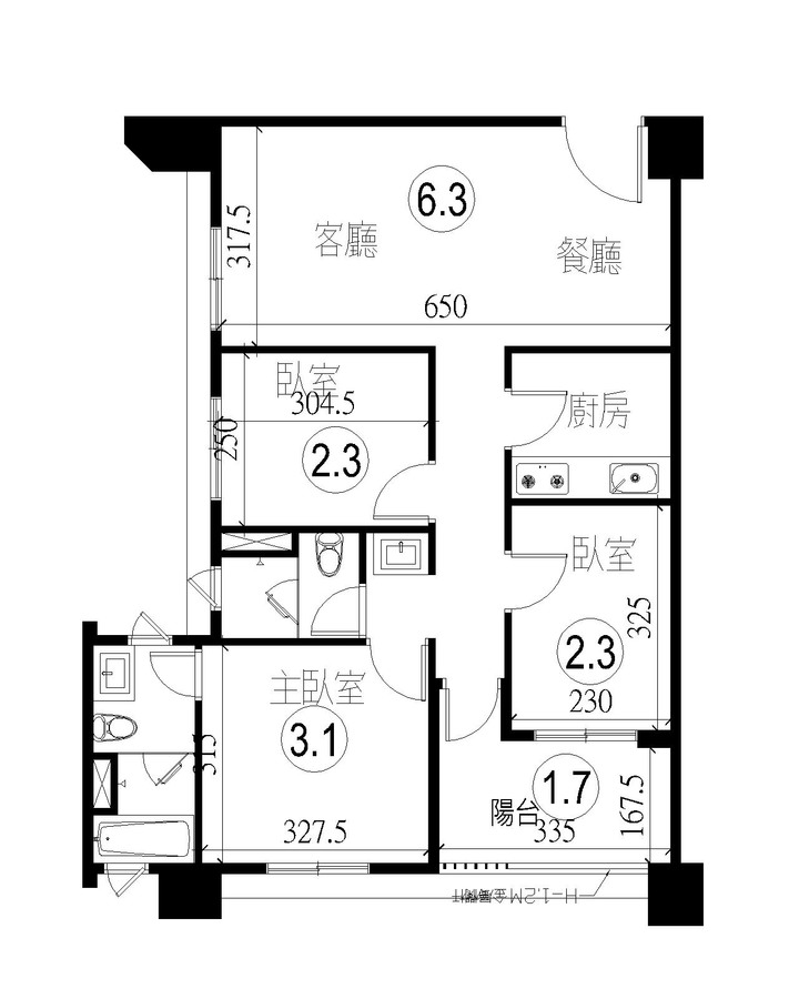 寶佳的格局分享 17.6萬的價格 我滿意了(新竹湖口)