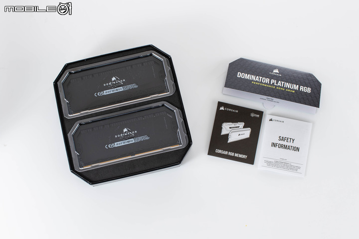 DDR5 記憶體首波效能來襲 CORSAIR DOMINATOR PLATINUM RGB DDR5 記憶體 VIP 套組開箱實測