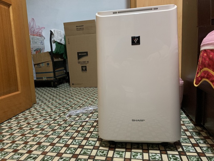 【開箱】SHARP 自動除菌離子除濕機DW-L12ST-W(12L)