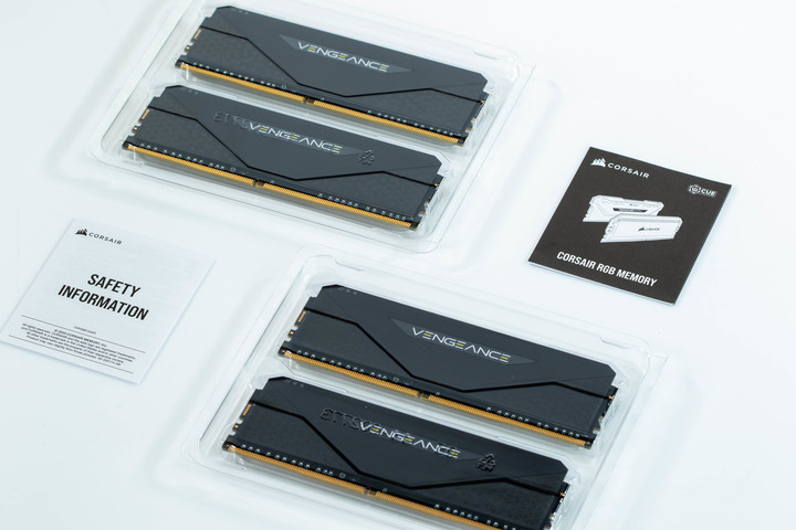 CORSAIR VENGENCE RGB RS／RT DDR4 記憶體模組開箱實測 世代中階封關之作