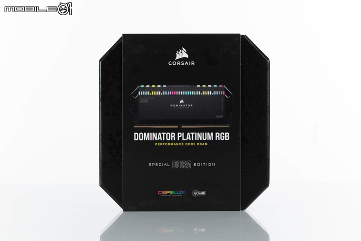 DDR5 記憶體首波效能來襲 CORSAIR DOMINATOR PLATINUM RGB DDR5 記憶體 VIP 套組開箱實測
