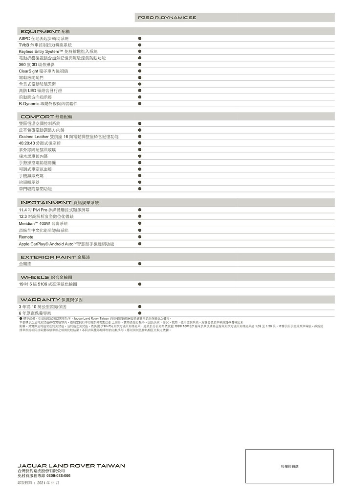 【國內新訊】小改款Jaguar XF官網發佈,P250 R-Dynamic SE單一車型自310萬元起!