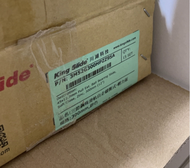 川湖滑軌三節緩衝都這樣嗎?!