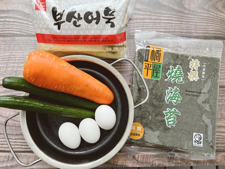 超簡單摺疊魚板壽司