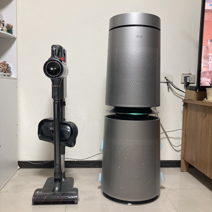 【開箱試用】LG PuriCare 360°空氣清淨機寵物功能增加版 毛孩家庭對抗空汙必勝秘笈---11/17更新