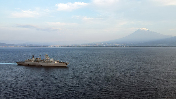 德國軍艦11月5日駛抵日本