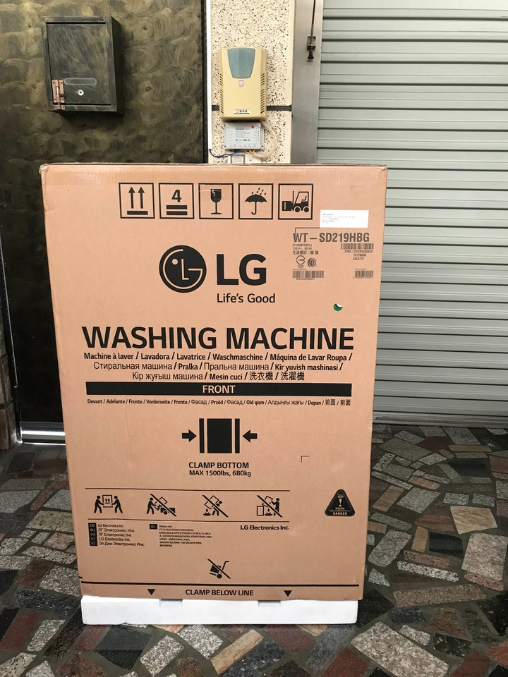 「開箱」LG WT-SD219HBG-YA 21KG變頻洗衣機