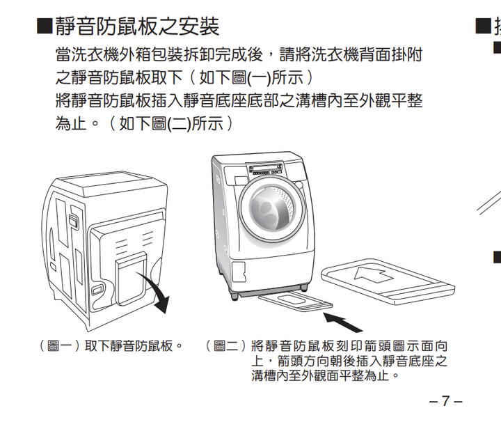 欲購買國際牌panasonic原裝進口洗衣機請謹慎思考、因為該公司洗衣機全商品只有原裝的洗衣機沒有加裝防鼠板』