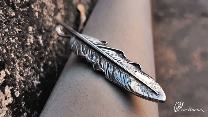 Black Venom Jewelry X Indian&28-18K鎏金特大羽