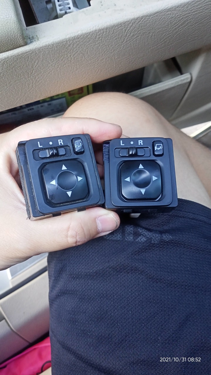 Grunder電折照後鏡修復DIY