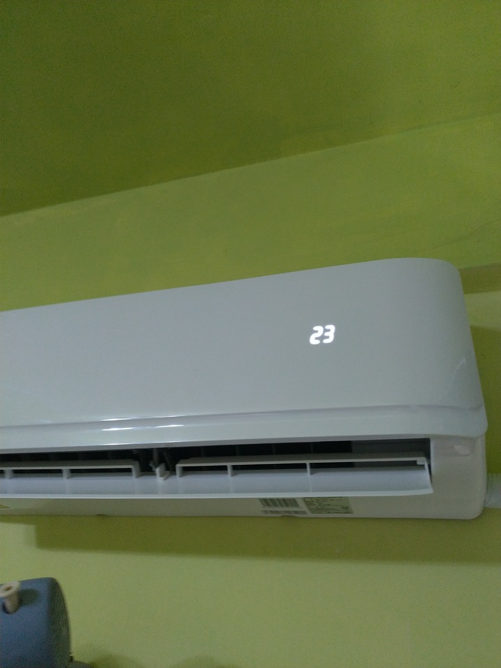 momo 網購 冷氣 台中 剛裝好機分享