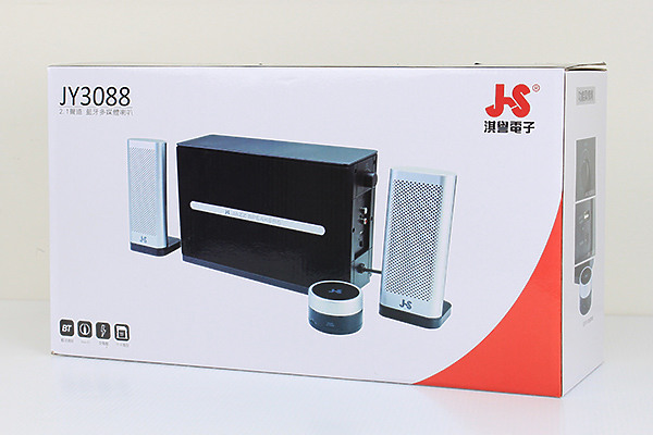 點我看大圖 精緻薄型無線家庭劇院,J-S淇譽JY3088三件式無線藍芽音箱【開箱分享】