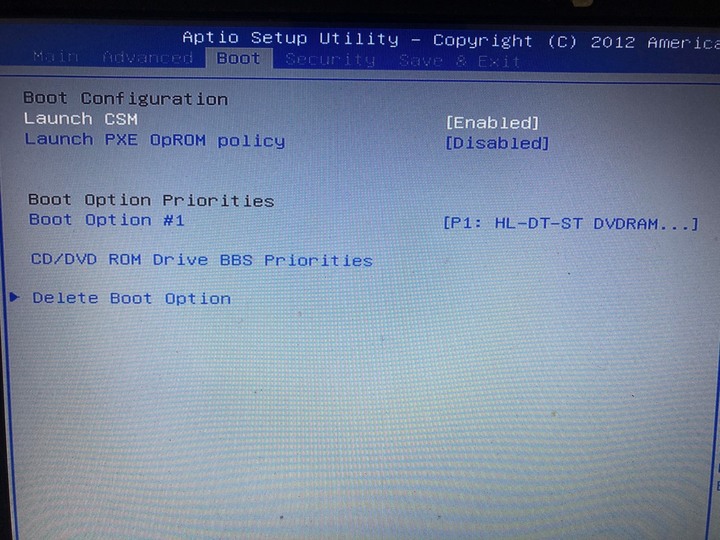 asus 筆電 bios認得到硬碟, 但boot option都空白...求助電腦高手們