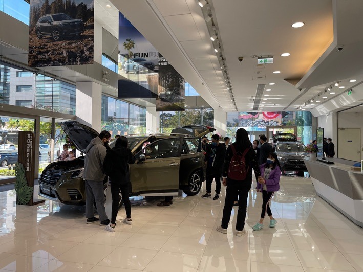 2022 Forester週末展間發表賞車試乘