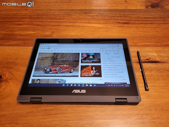 商用翻轉小筆電BR1100FKA SSD版開箱