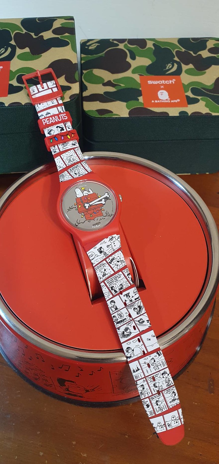 點我看大圖 Swatch × Peanuts限量款開箱&其他收藏分享
