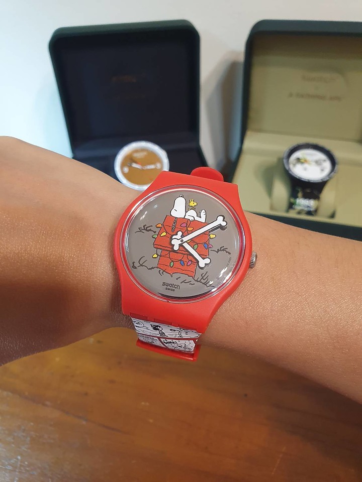 點我看大圖 Swatch × Peanuts限量款開箱&其他收藏分享