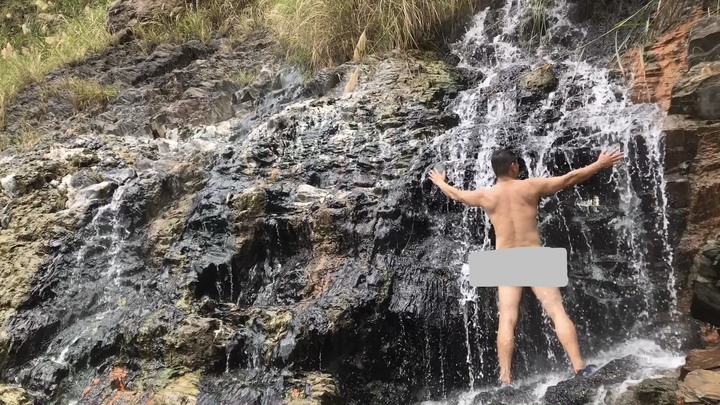 小雲豹→輕易完成的野溪溫泉瀑布SPA♨️