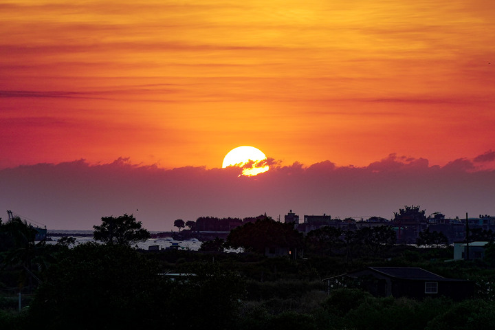 入手A7M4的第五天，昨天剛好遇到美麗的夕陽就拍了下來！