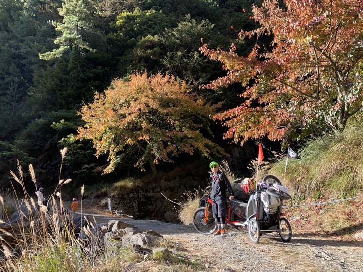 點我看大圖 上帝在這裡打翻了調色盤 - 登山車大雪山林道追楓去
