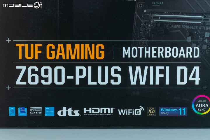 ASUS TUF GAMING Z690 PLUS WIFI D4 主機板開箱 隱藏在中階定位的實力派選擇