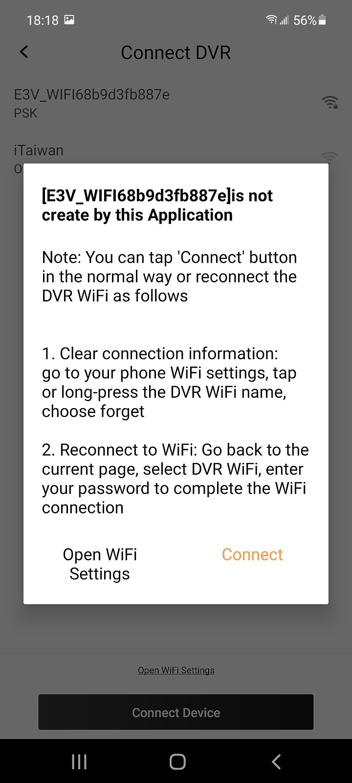 雲創e3v WIFI版 連接APP失敗……