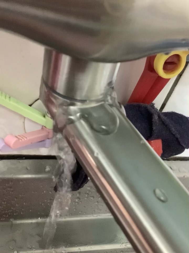 廚房新裝水龍頭會漏水