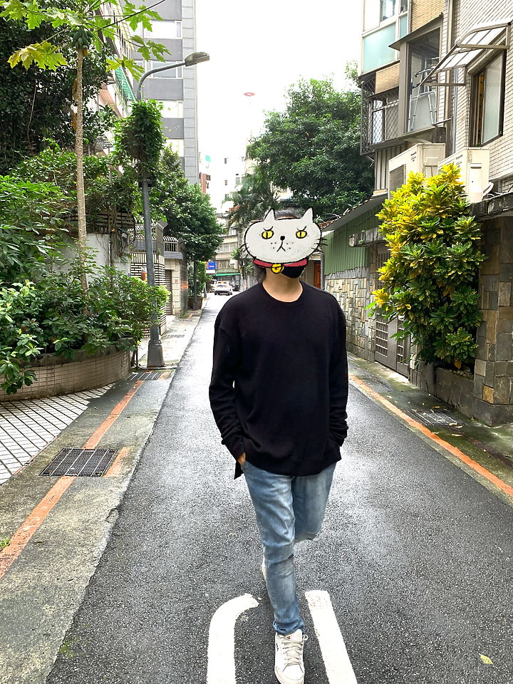 [單品開箱] 華夫格針織開衩長袖上衣