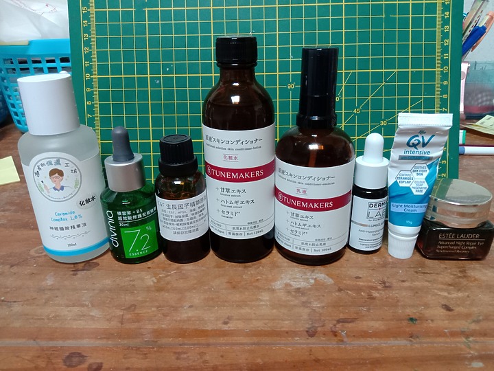 分享超級敏感肌使用的保養