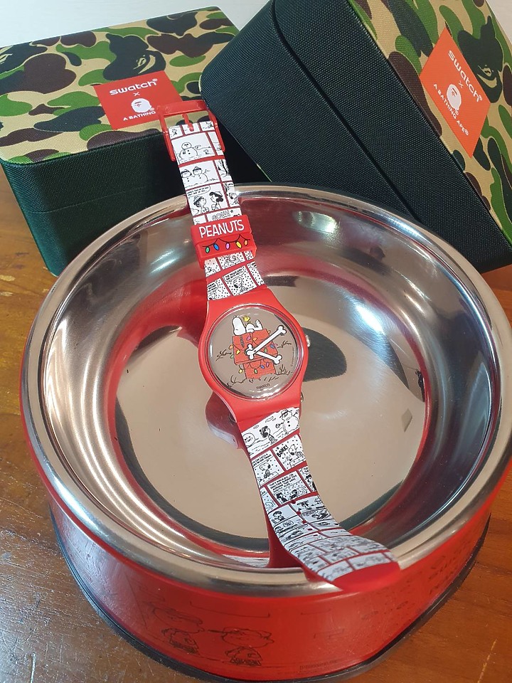 點我看大圖 Swatch × Peanuts限量款開箱&其他收藏分享