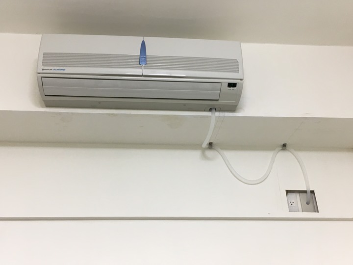 改裝冷氣排水管改善排水與避免沼氣