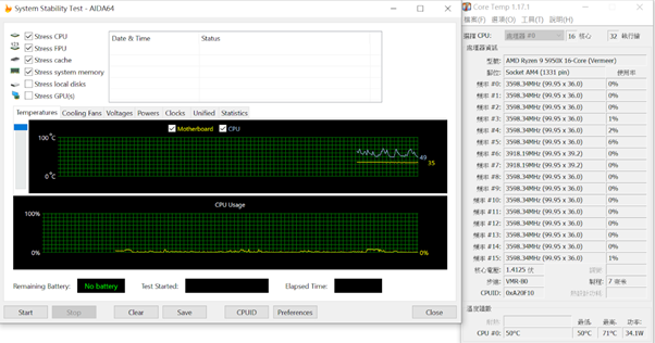 點我看大圖 AMD R9-5950X 散熱測試