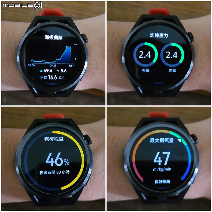 華為 GT 3系列 GT RUNNER 二少爺 不專業開箱 兼 簡易使用心得分享 文末追加華米 GTR3 PRO簡易比較