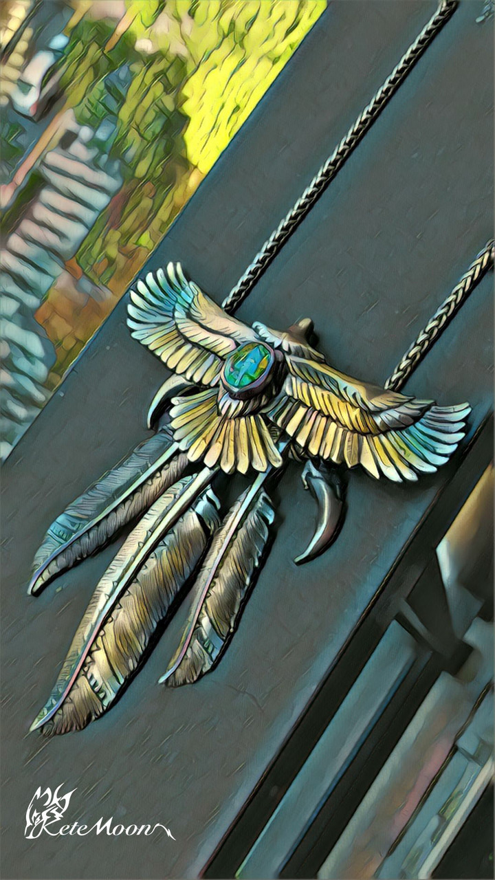 Black Venom Jewelry X Indian&28-Sonora Gold綠松石大鷹組合