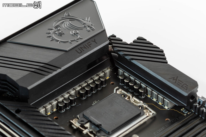 MSI MEG Z690 Unify 主機板效能實測 以黑化低調設計隱藏高階實力