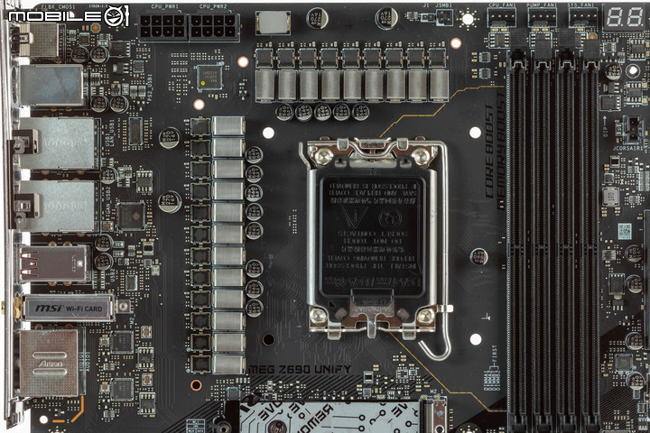 MSI MEG Z690 Unify 主機板效能實測 以黑化低調設計隱藏高階實力