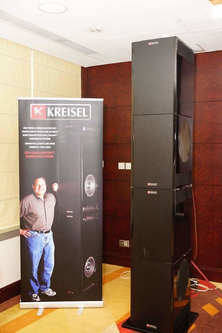 點我看大圖 冠頭哥的堆疊藝術、Ken kreisel mx-5000 mk3 超重低音開箱,低失真高享受