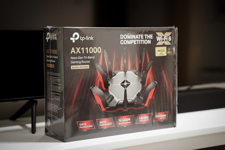 電競風升級分享、TP-Link AX11000 WIFI 6 電競路由器