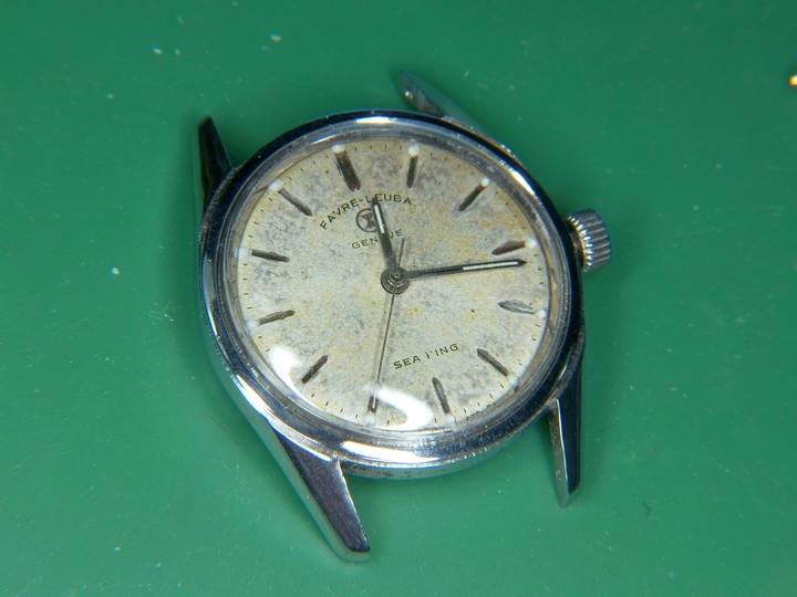 自娛玩修錶 - 一加一的故事: Favre-Leuba (域峰) SEA KING雙動力手上鏈老錶 (cal. FL-253 Twin Power)